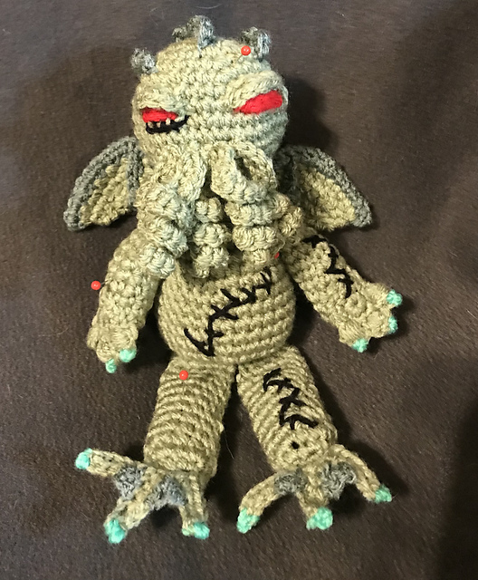 Cthulhu Voodoo Amigurumi