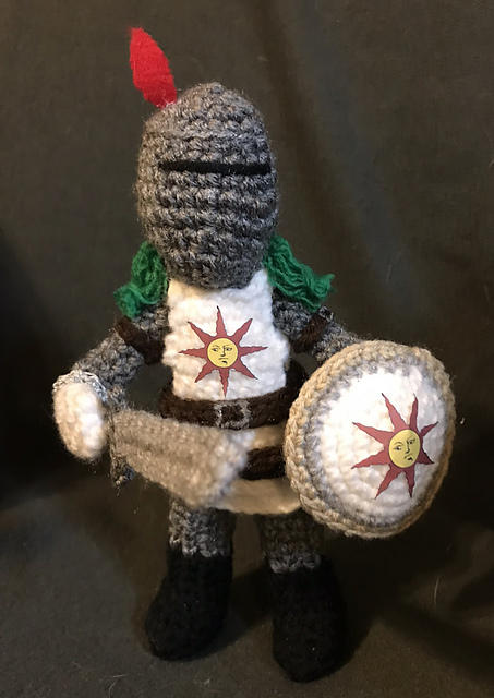 Sir Solaire The Knight Amigurumi