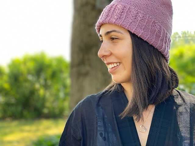 Tuque Lavande Givrée