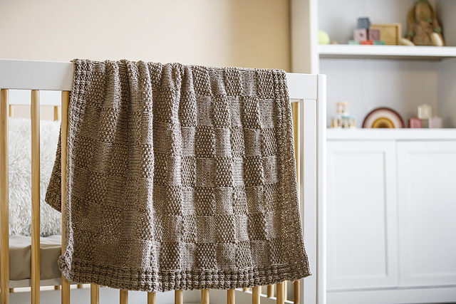 Checkers Baby Blanket