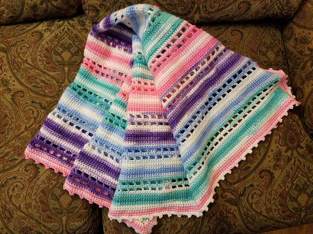 Micah's Ladder Baby Blanket
