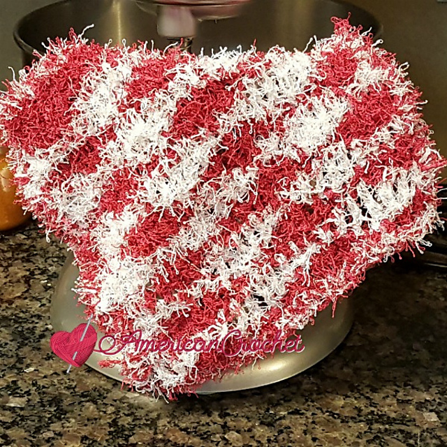 Strawberry Cream Wavy Scrubby