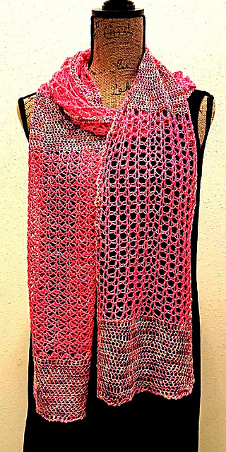 Cerise Symphony Scarf