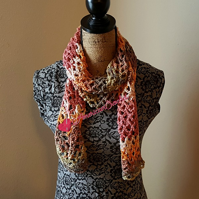 Stained Diamonds Scarf