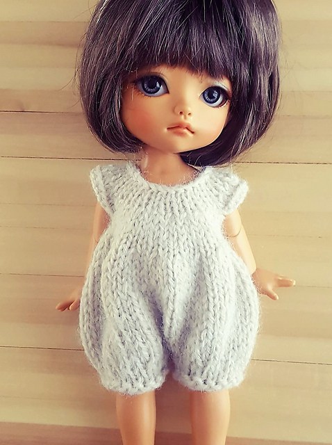Angel Romper for tiny BJD
