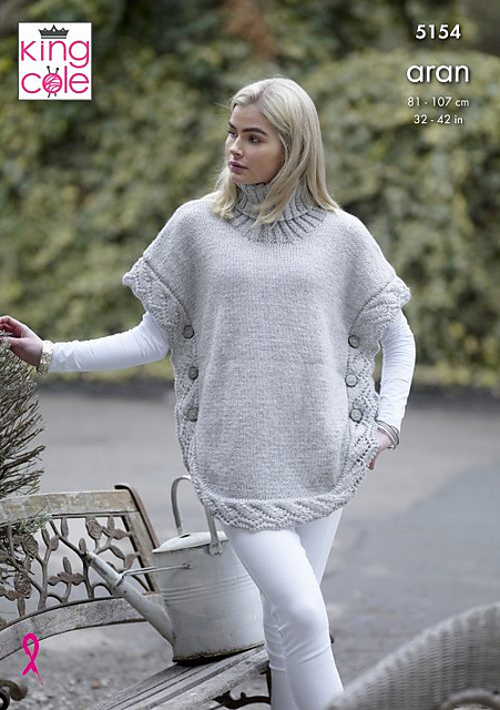 5154 Poncho and Sweater