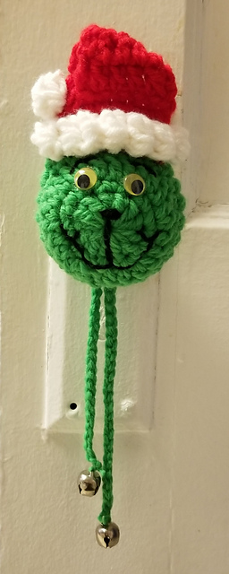 Grinch Door Knob Cover