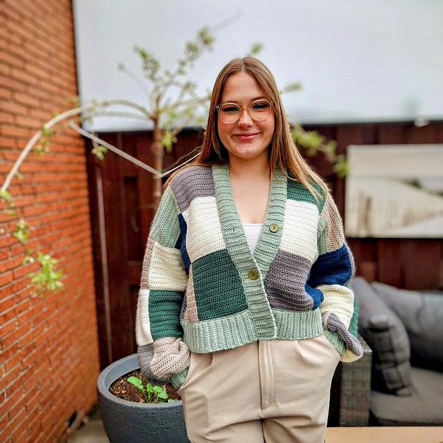 Ravelry: MizzEnroe's Crochet Patchwork Cardigan