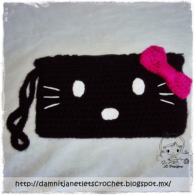 Hello Kitty Zippered Wristlet