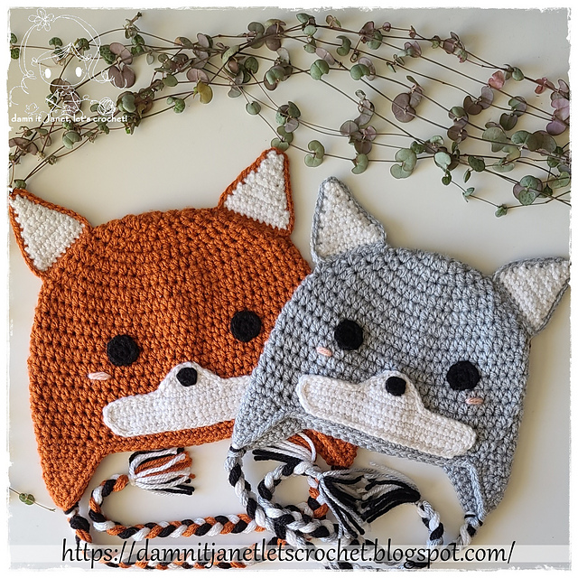 Fox Earflap Beanie