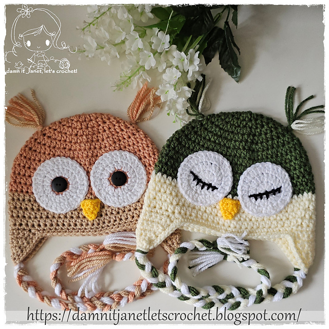Owl Earflap Beanie