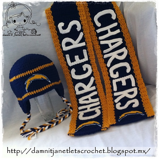 San Diego Chargers Earflap Beanie