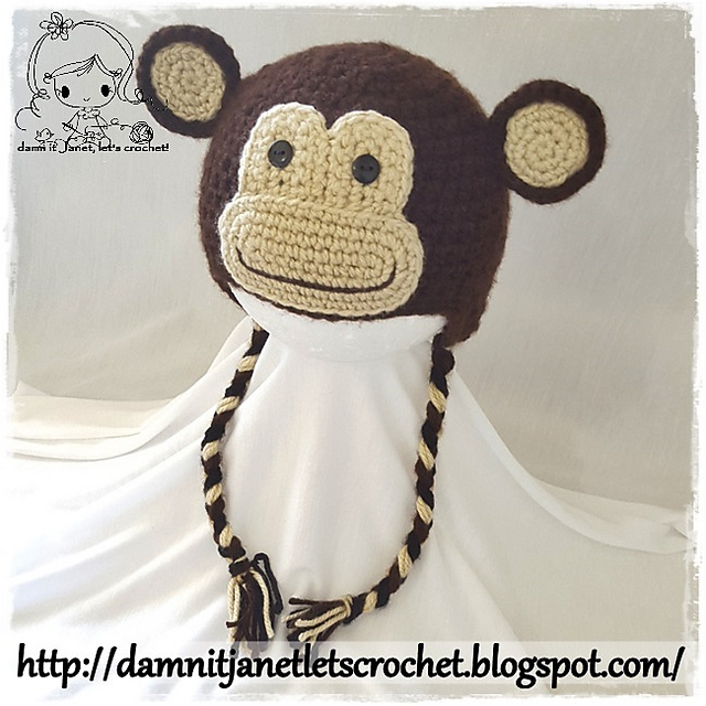 Monkey Earflap Beanie