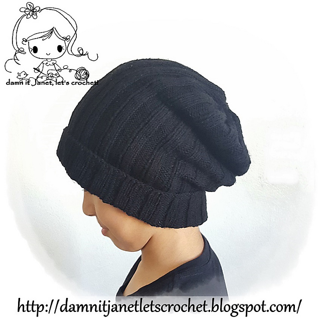 Ribbed Slouchy Beanie