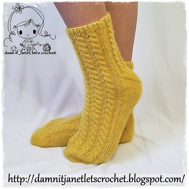 Sunshine Cable Socks