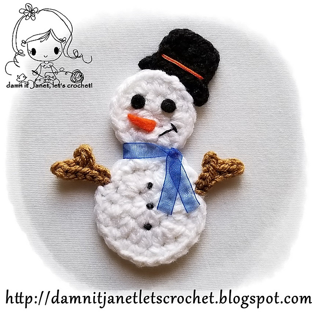 Snowman Applique