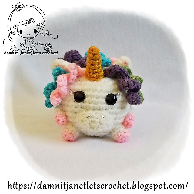 Round Plush Unicorn