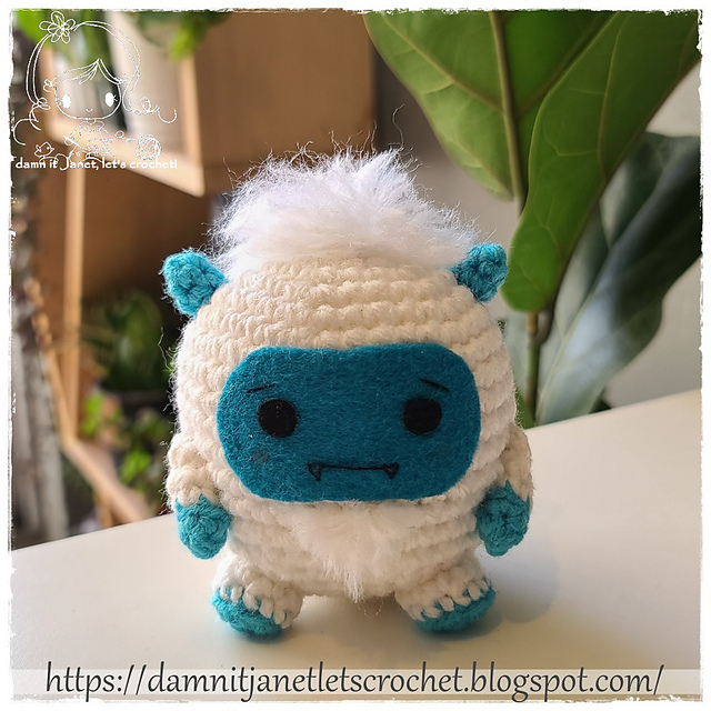 Round Plush Yeti
