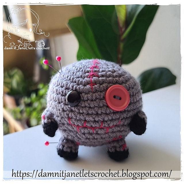 Round Plush Voodoo Doll