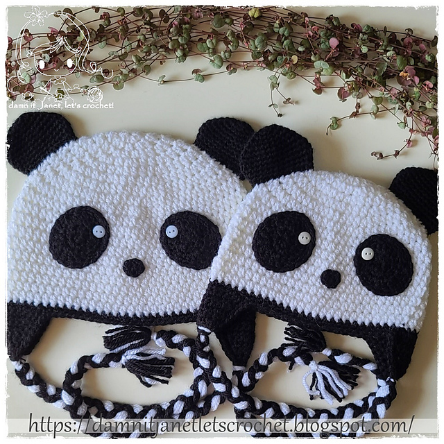 Panda Earflap Beanie