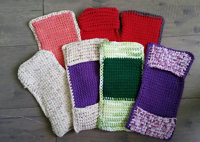 Tunisian Mophead Cover