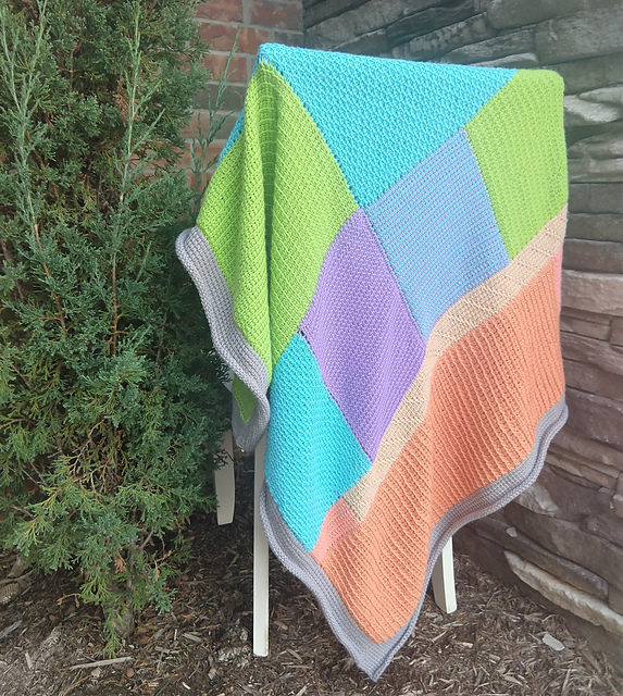 Tunisian Mod Baby Blanket