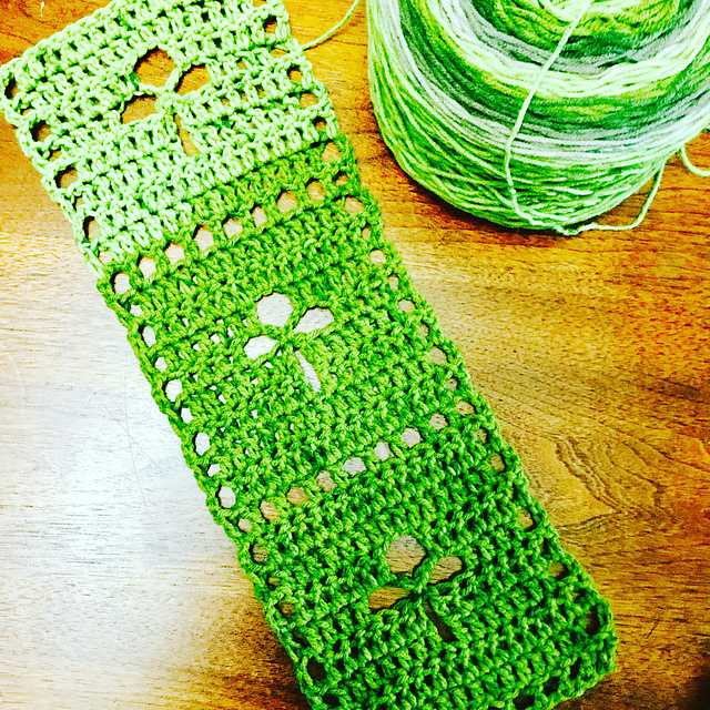 Irish Shamrock Scarf