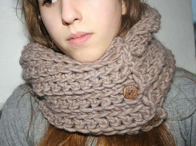 Chunky hals m/knapper