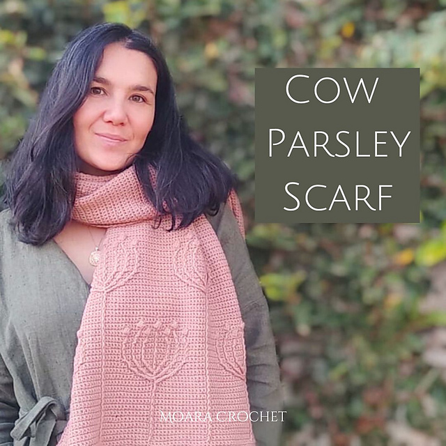 Cow Parsley Scarf