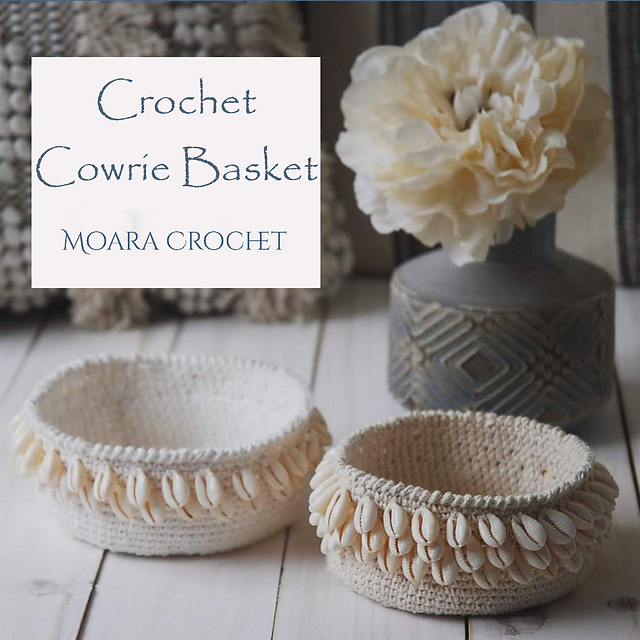 Cowrie Shell Basket