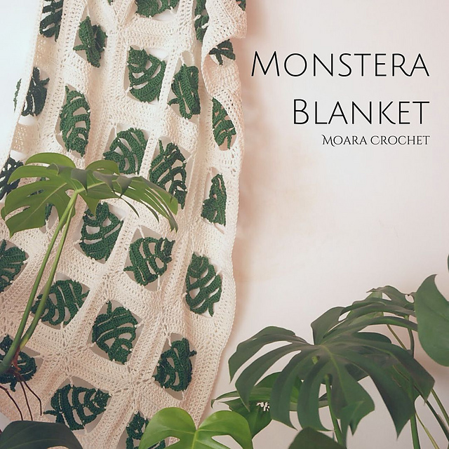 Monstera Granny Square