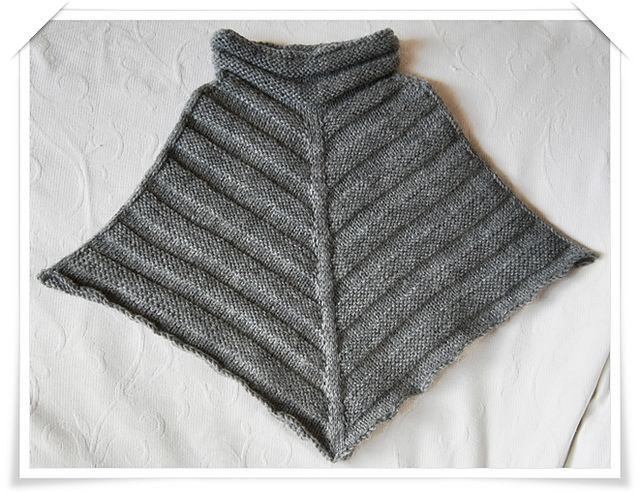 Tøse Rille Poncho