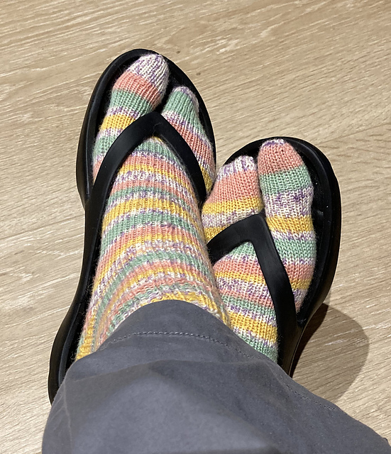 Flip-Flop Winter Socks