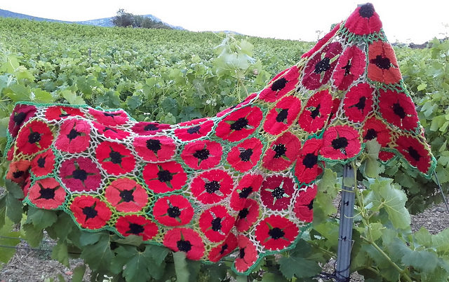 Varia Klaprozenshawl