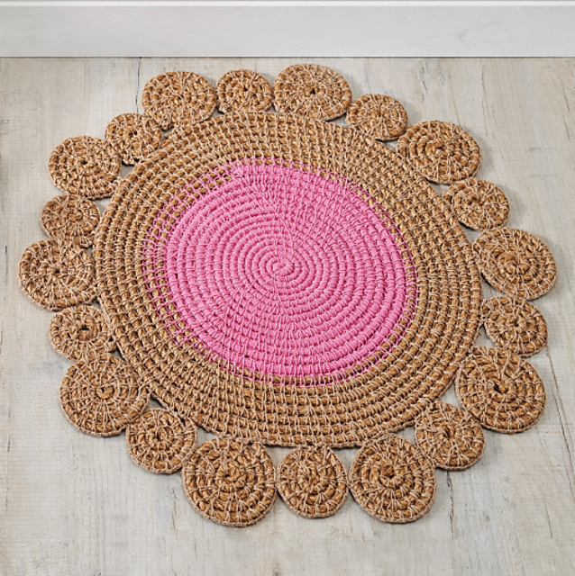 Live colourfully neon rug