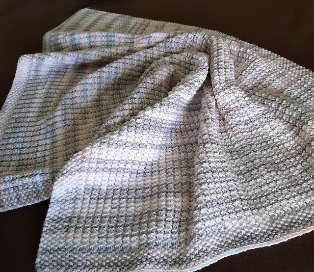 Easy Textured Baby Blanket