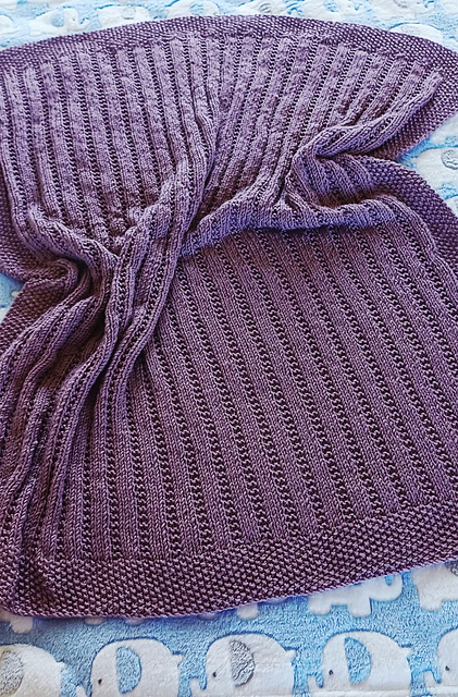 Ribbed Baby Blanket