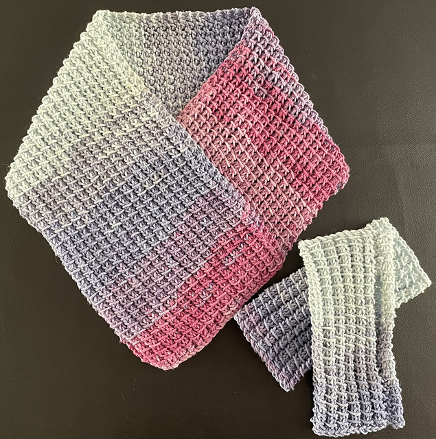 Neck Warmer+Fingerless Gloves