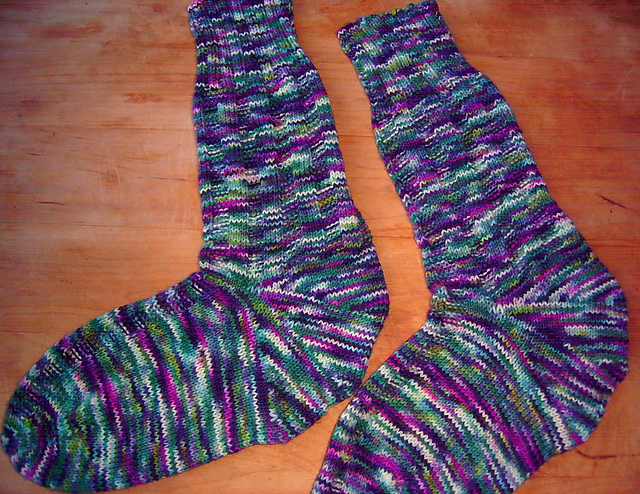 Garter Rib Socks