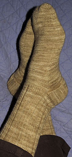 Mouse's Toe-up Socks