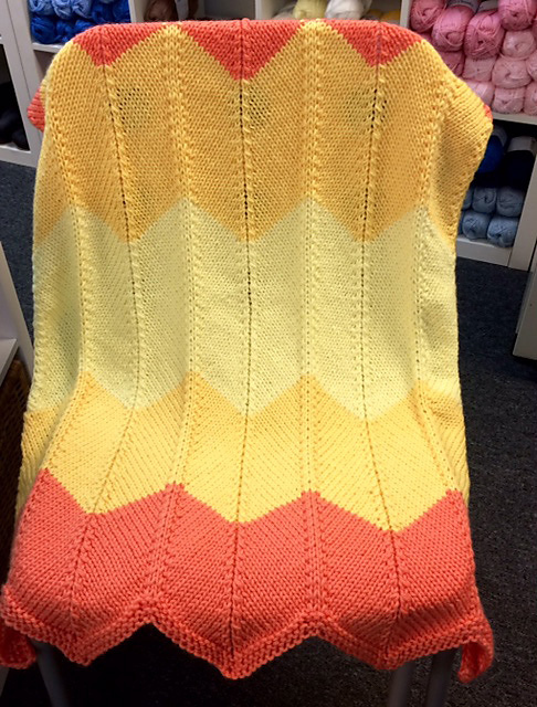 Cozy Chevron Blanket