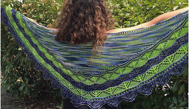 What's the Haps Mystery Shawl