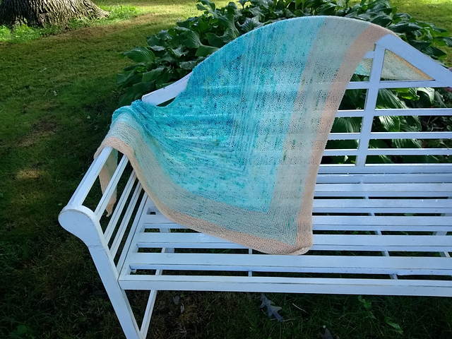 Down By The Sea Shawl