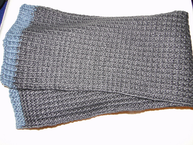 Rice Stitch Scarf