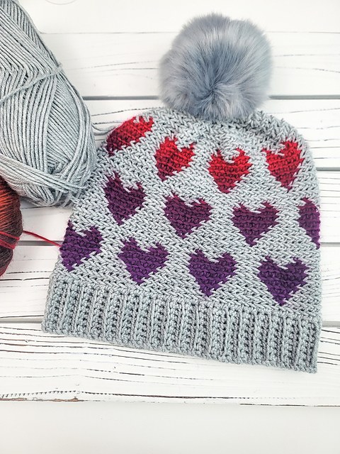 Paris Fair Isle Crochet Beanie