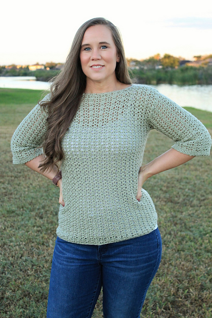 Katie Blouse Crochet Sweater