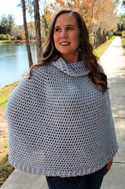 Paisley Poncho Sweater