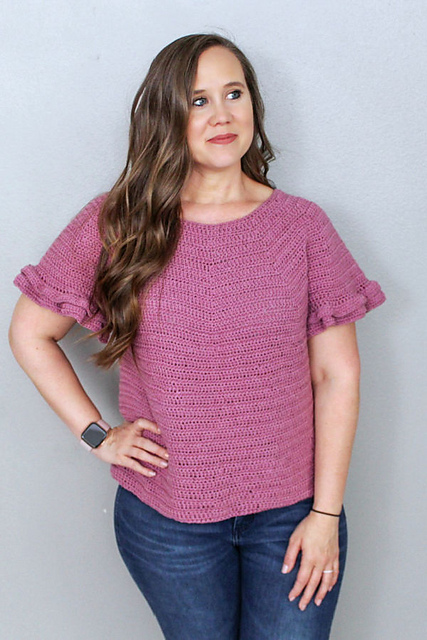 Franny Flounce Sleeve Tee