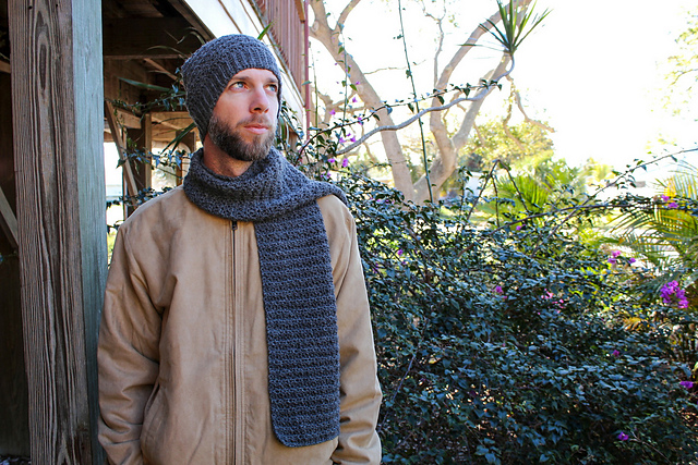 Ravelry: Dude Hat & Scarf Set pattern by Michelle Ferguson