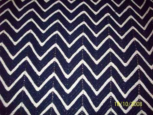 Easy crochet chevron
